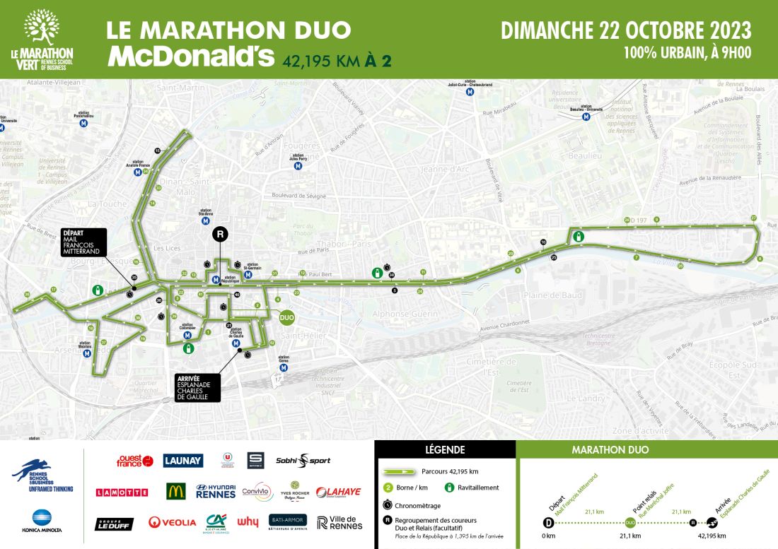 Parcours Marathon Duo 2023