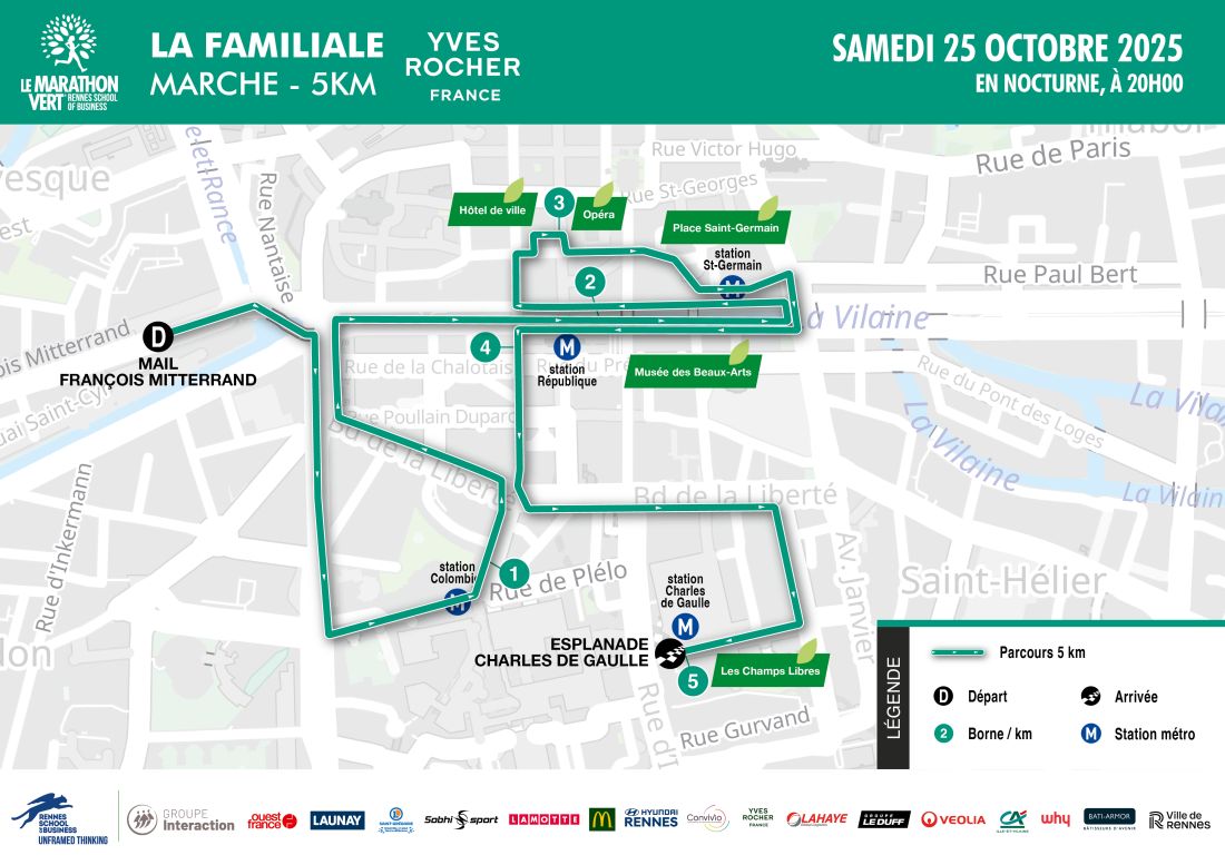 Parcours Familiale Yves Rocher 5km 2025 Parcours Familiale Yves Rocher 5km 2025