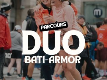 [Parcours Marathon Duo] Prêts à découvrir le parcours que vous allez partager à deux ?  
Le Marathon Duo Bati-Armor, c’est 42,195 km à parcourir à deux sur...