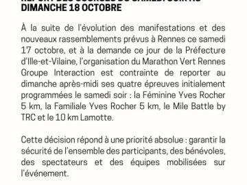 📣 INFORMATION IMPORTANTE